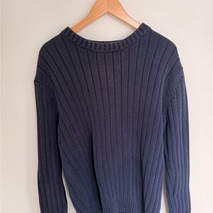 George Women's Navy Ribbed Sweater